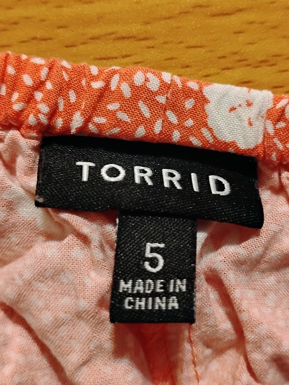 torrid Orange Floral Spaghetti-Strap Casual Dress - Picture 7 of 8